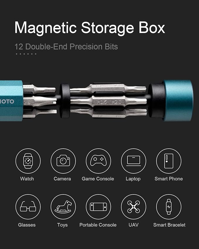 HOTO Precision Screwdriver Sets Bundle with Electric Wine Opener