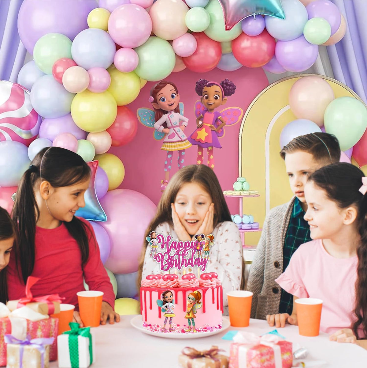 Seyal® Buterbean Cafe Happy Birthday Cake Topper