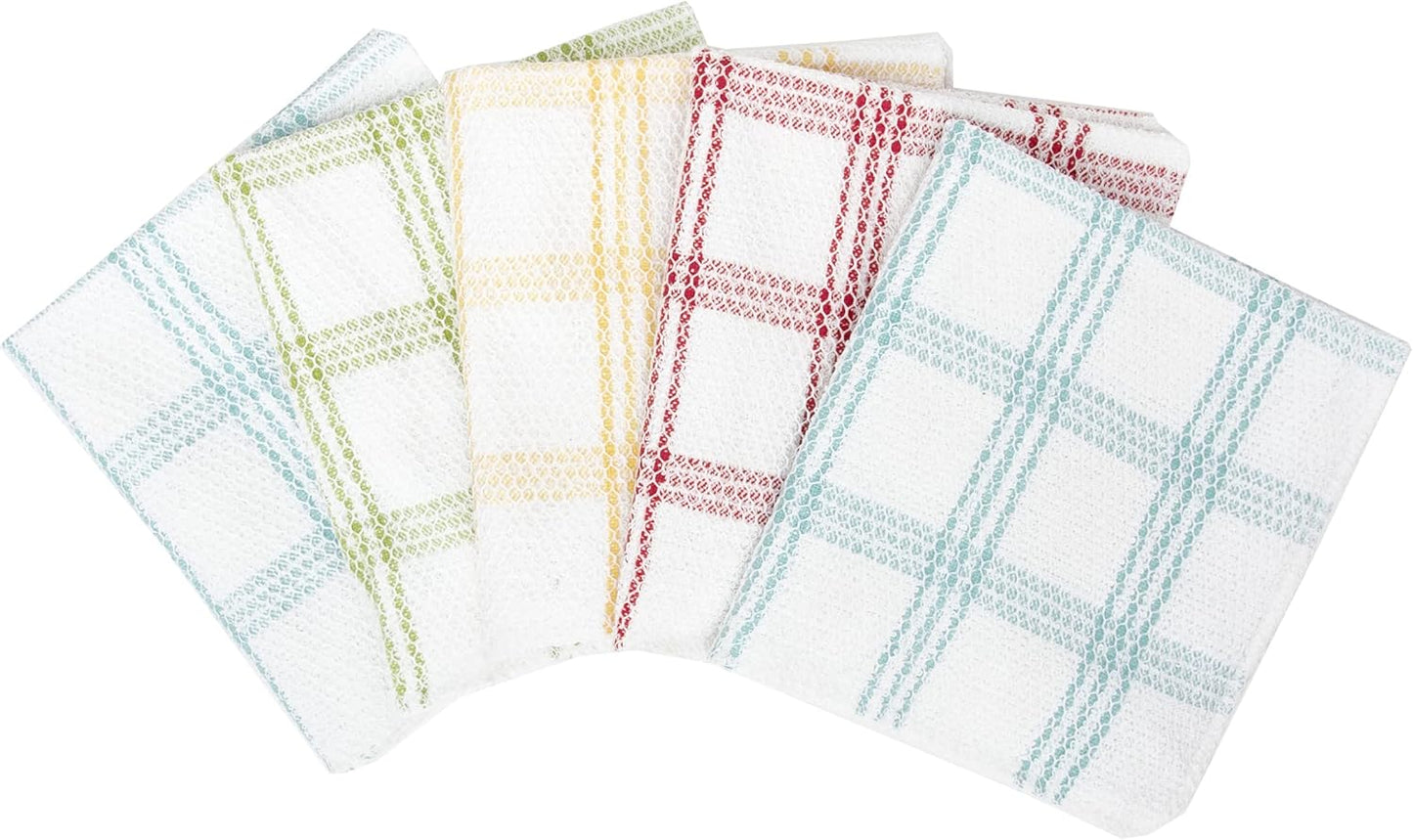 Ritz Cotton Scouring Dish Cloth 5-Pack, Multi