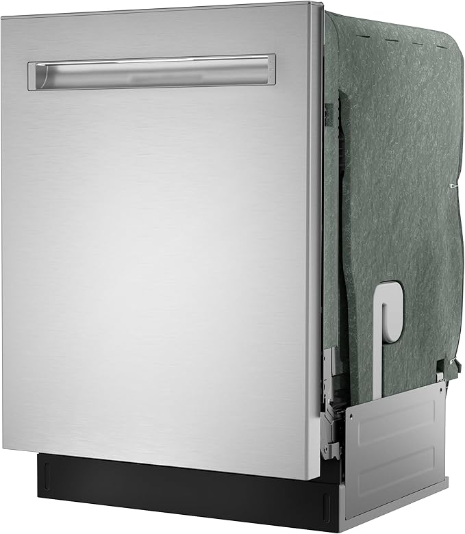 Sharp SDW6726MS 24-inch Stainless Steel Dishwasher, 47 dB Library Quiet, Third Rack, Power Wash Sprayer, 12 Place Settings,