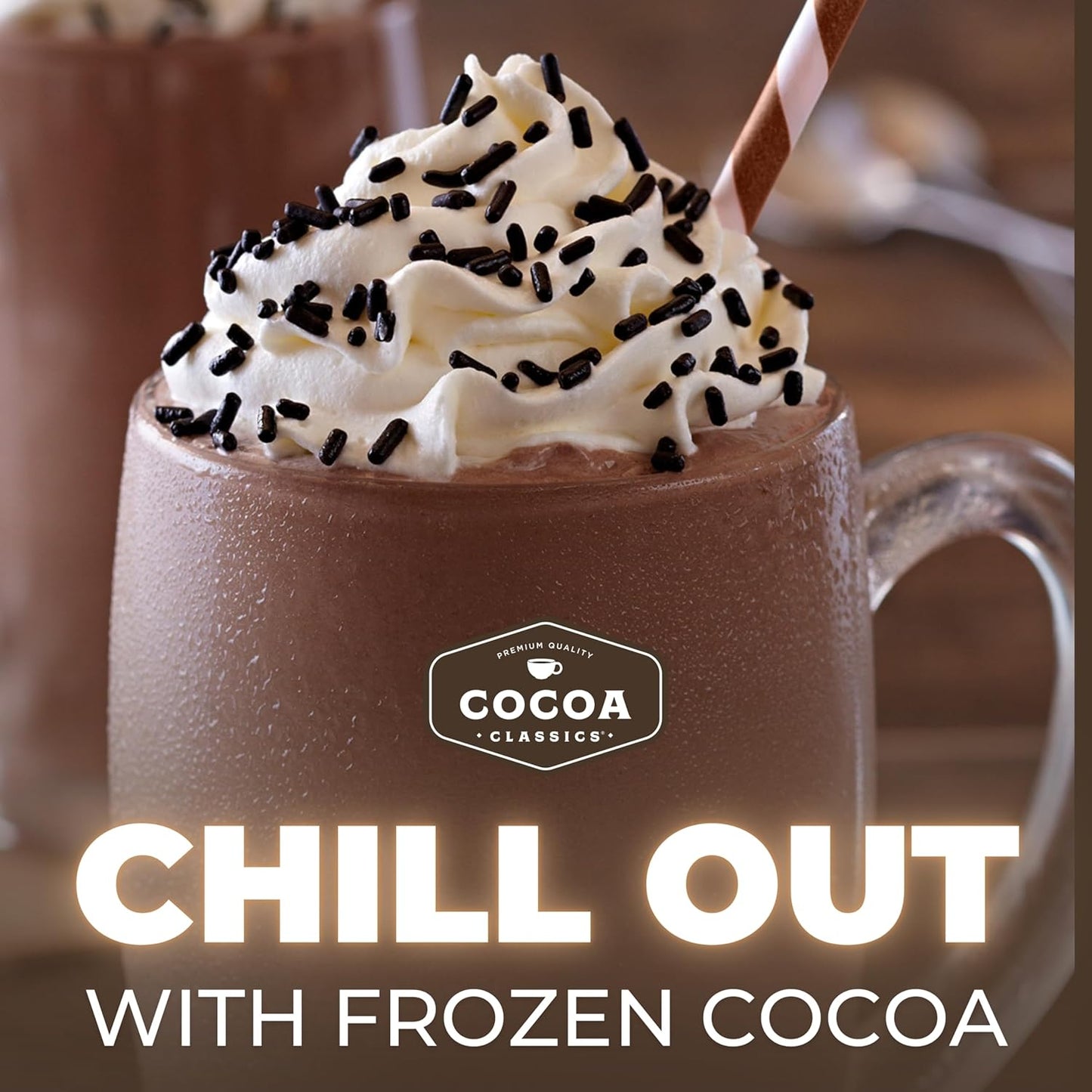 Cocoa Classics French Vanilla Cocoa Mix Hot Chocolate Made with Nonfat Milk Just Add Hot Water Make Hot or Iced Cocoa Gluten Free & Kosher Dairy Friendly 1.25oz Packets (Pack of 36)