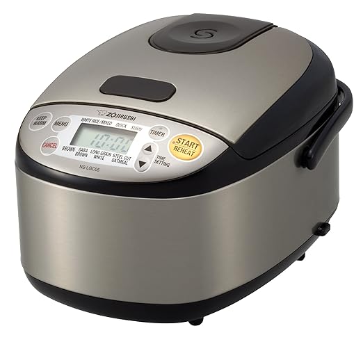 COMFEE' 2QT Multi Cooker Bundle with Zojirushi 3-Cup Rice Cooker, Stainless Steel