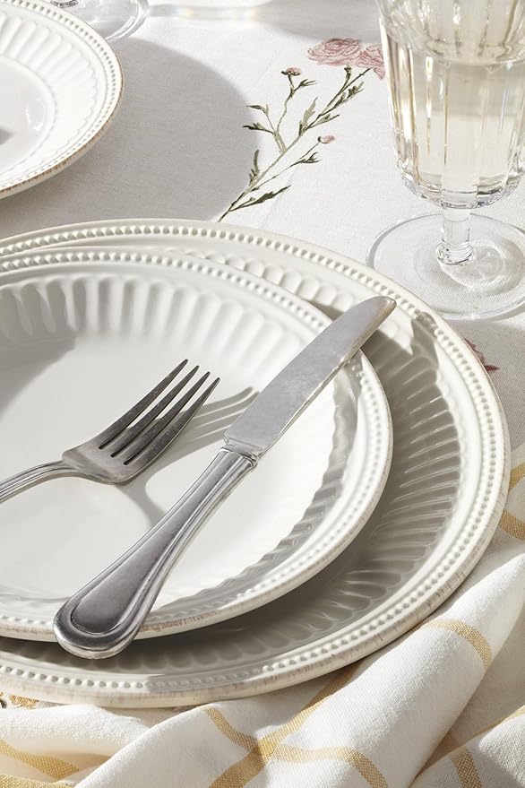 Lenox 895719 French Perle Groove All-Purpose Bowls, Set Of 4 White