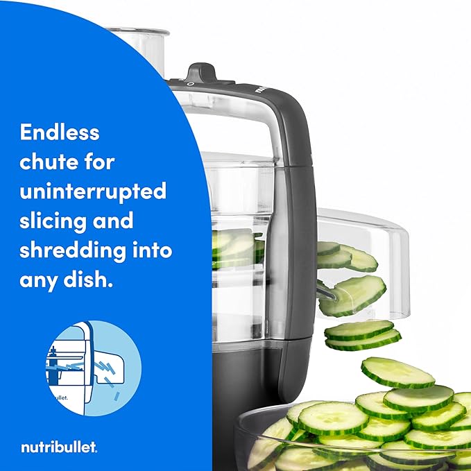 nutribullet Limitless Food Processor, Matte Black