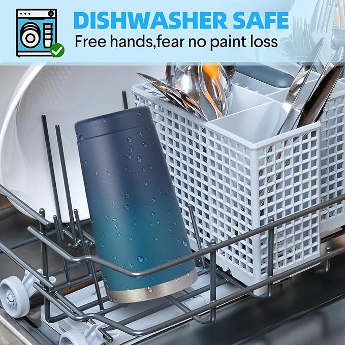 Volhoply 20oz Stainless Steel Tumbler with Lid and Straw Bulk 8 Pack,Double Wall Insulated Travel Iced Coffee Mug Fits Cup holder,Powder Coated Cups for Cold Drinks,Christmas Gifts（Dark Night,8 Set）
