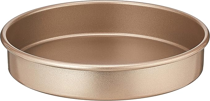 Cuisinart 9-Inch Chef's Classic Nonstick Bakeware Round Cake Pan, Champagne (Pack of 6)