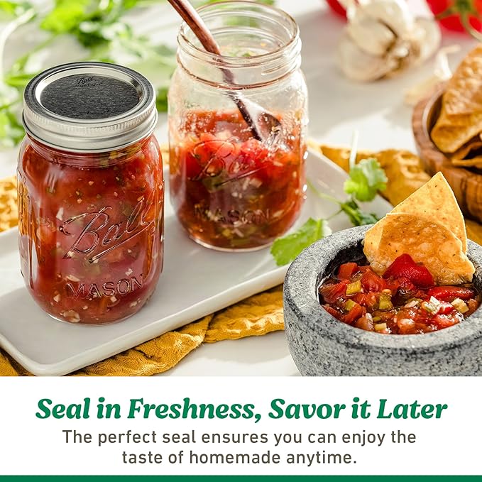Ball Mason Jar Lids, Regular Mouth, 12 CT (Pack of 6)