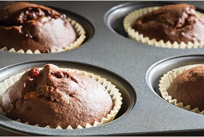 Mrs. Anderson's Baking Non-Stick 12-Cup Mini Muffin Pan, European Carbon Steel, PFOA Free