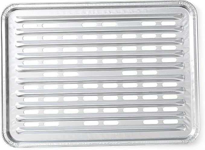 Kingsford Disposable Grill Liners, Heavy Duty Aluminum Foil Grill Toppers for Outdoor BBQ Grills, Helps Prevent Food and Sauce Falling Through Grates, 16 x 11.75 in, 4 Count