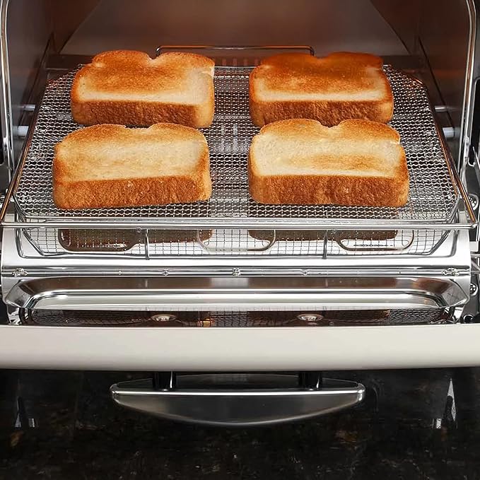 Graphite Heating Technology Pop-Up Toaster w/7 Heat Settings, 3 Toasting Functions & Unique Bagel Mode, Olive Green