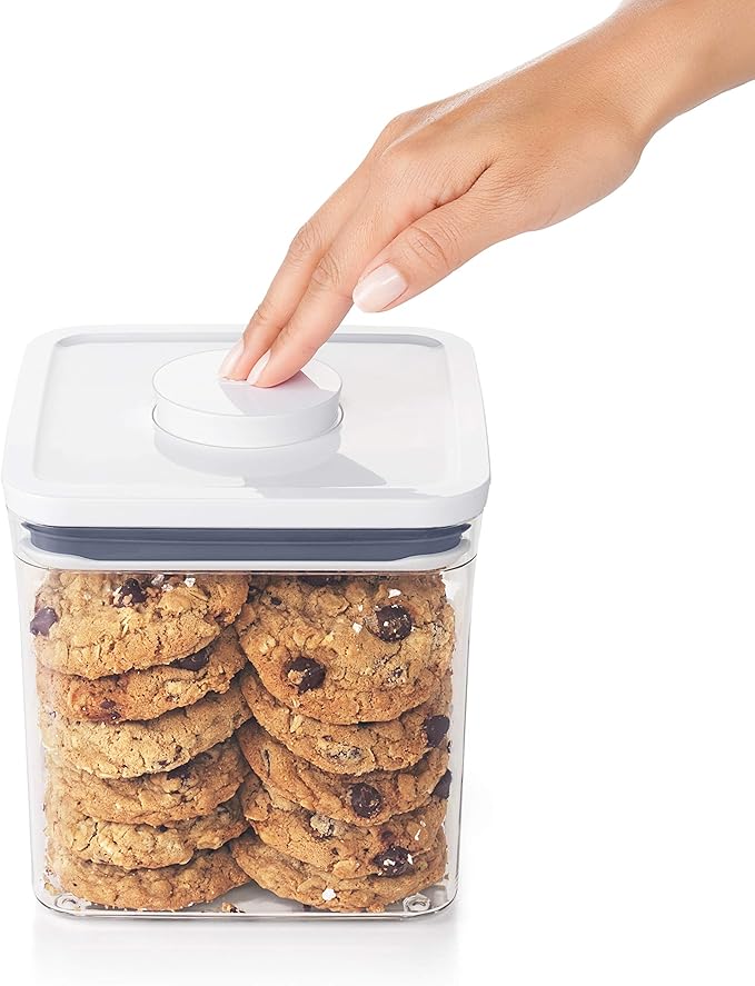 OXO Good Grips Storage Container Airtight | Stackable | For Pantry Organization | Dishwasher Safe | 5 Piece Set, Pack of 2