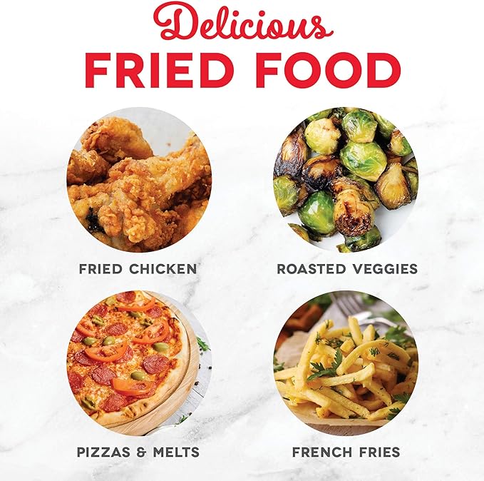 Dash Digital Tasti-Crisp™ Air Fryer - Compact Electric Digital Fryer With Auto Shut-Off Feature - Ideal for Small Spaces - AirCrisp® Technology - 2.6 Quarts - Black