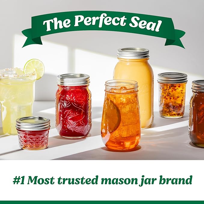 Ball Mason Jar Lids, Regular Mouth, 12 CT (Pack of 6)