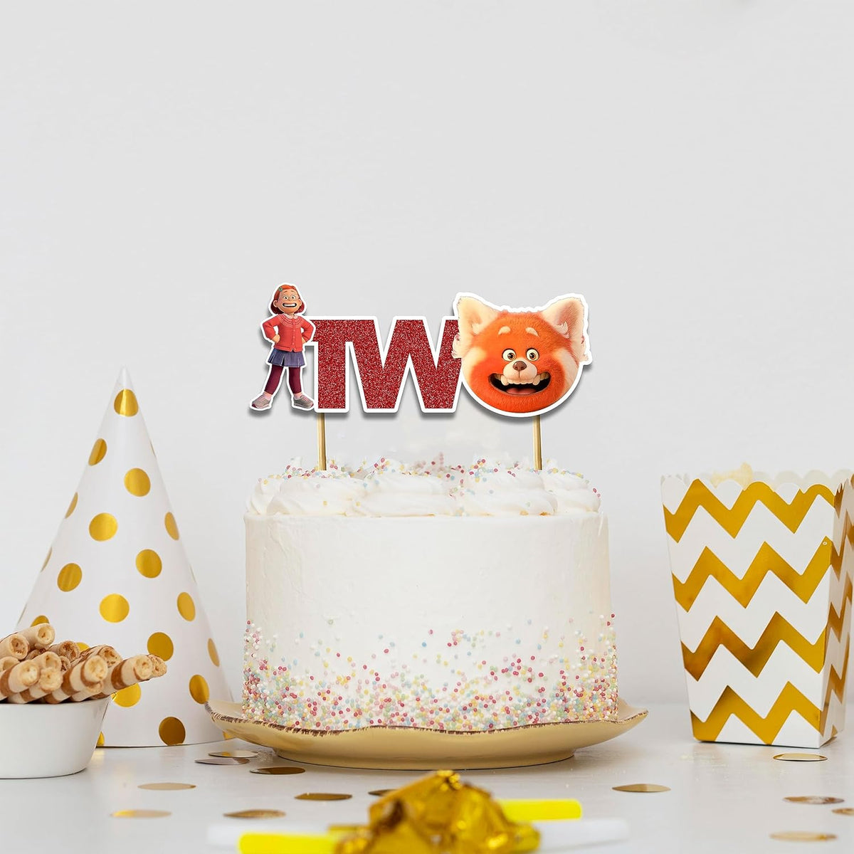 Seyal® Trning Red Two Cake Topper