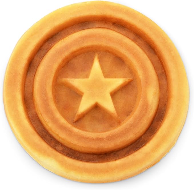 Marvel MVA-278 Captain America Waffle Maker, Blue