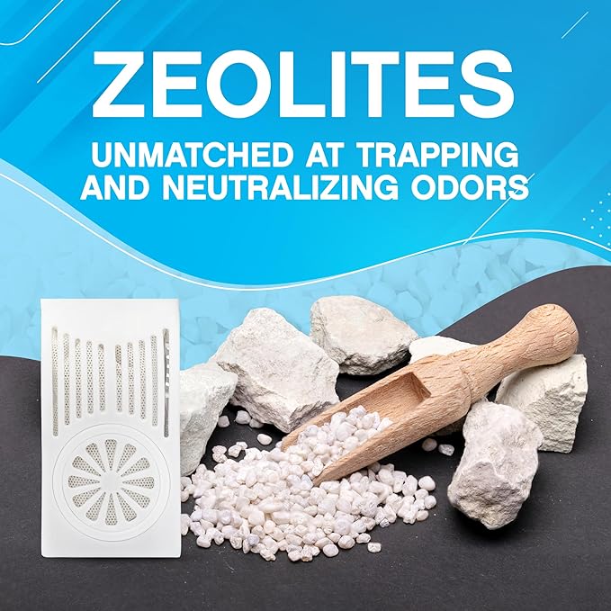 NonScents Shoe & Refrigerator Deodorizer Bundle - 2 Pack (4 Count) Shoe Odor Eliminator & 4 Refrigerator Deodorizer - Powerful, Reusable Odor Absorbers for Shoes, Fridge, Closets - Unscented Freshness