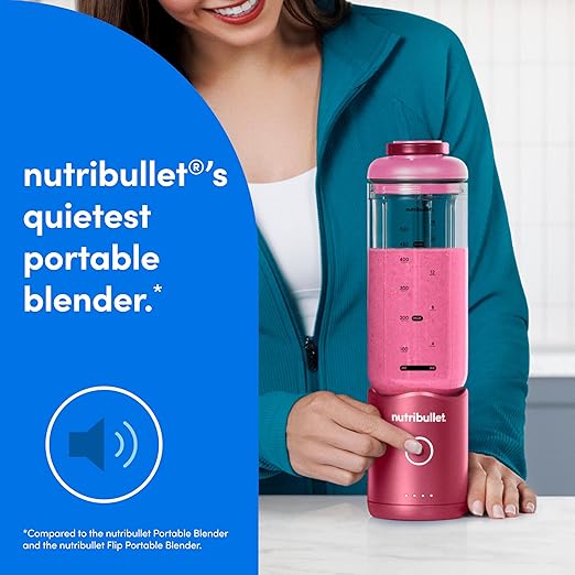nutribullet Flex portable blender NBPB50200WC, Ruby Red