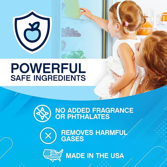 NonScents Ultimate Odor Control Bundle – Refrigerator Deodorizer (4-Count) & Carpet & Rug Odor Eliminator – Fragrance-Free, Long-Lasting Fresheners for Fridge, Freezer, & Pet Areas
