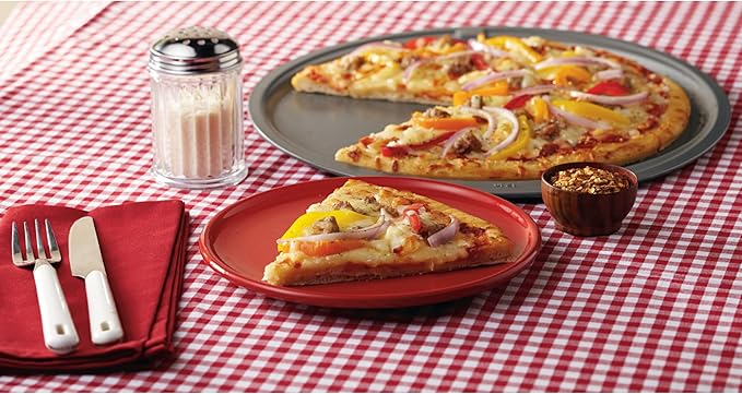 GoodCook Everyday Nonstick Steel Pizza Pan, 12", Gray