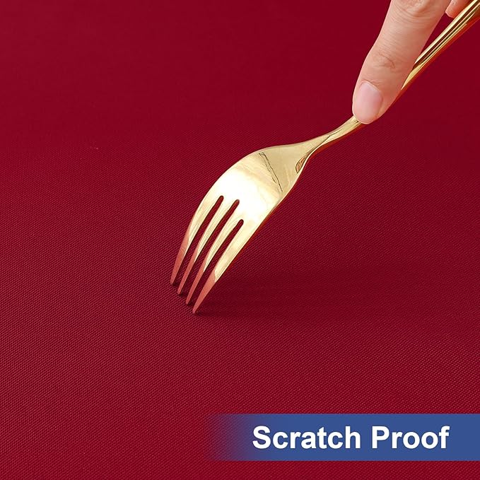 homing Rectangle Table Cloth Cover, Waterproof Polyester Elastic Fitted Tablecloth, Fits for 4 Foot Folding Tables, Washable Table Protector for Picnic, Camping, Outdoor (Wine Red, 30" x 48")