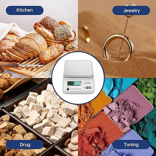 Lab Scale 5000g x 0.01g High Precision Electronic Balance, 0.01g Accurate Analytical Balance, Digital Industrial Scientific Gram Scale for Kitchen, Jewelry