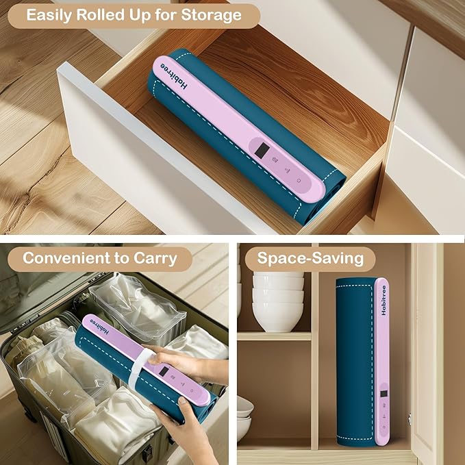 3-Pack Silicone Food Warming Mat & Food Warmers for Parties Buffet - Rapid Heating 6-Level Temp Control, Rollable Portable Easy Clean - Value Set for Gatherings & Home Daily Use（Blue）