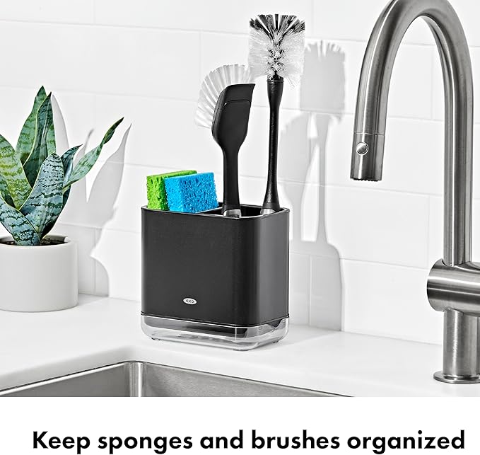 OXO Good Grips Stainless Steel Sink Caddy - Black
