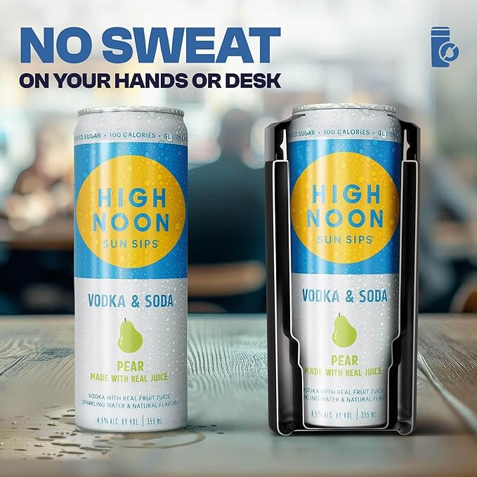 Frost Buddy Universal Can Cooler - Fits all - Stainless Steel Can Cooler for 12 oz & 16 oz Regular or Slim Cans & Bottles - Stainless Steel (Blushing Bride)