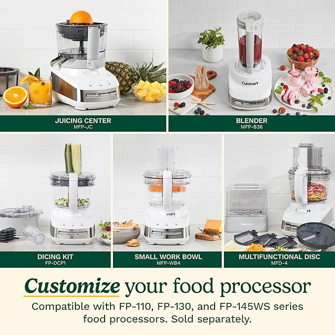 Cuisinart FP-130 13-Cup Multifunctional Food Processor White