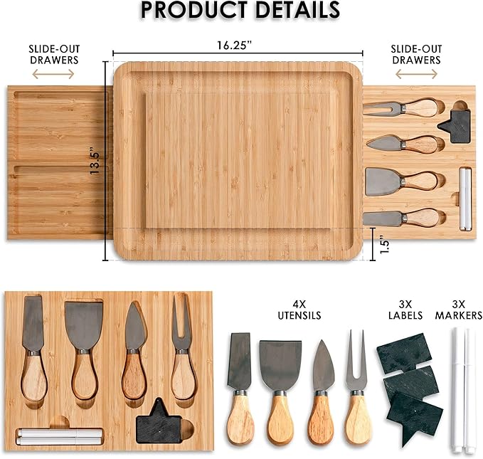 Personalized Start with Bismillah Charcuterie Boards, Ramadan Cheese Board Gift Set, Housewarming Charcuterie Boards - Islamic Gift, Ramadan Gifts, New Home Gifts for Muslim