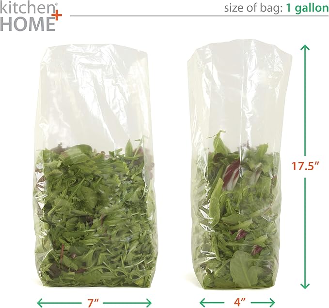 Keep it Fresh Produce Bags - 30 Reusable BPA Free Freshness Produce Bags & Twist Ties - Keeps Fruits, Veggies, and Flowers Fresher Longer