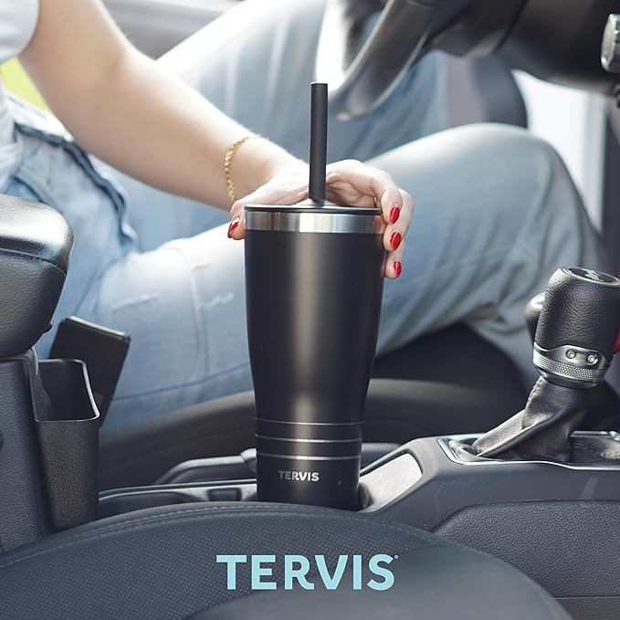 Tervis Traveler Star Wars - Stormtrooper Wordle Triple Walled Insulated Tumbler Travel Cup Keeps Drinks Cold & Hot, 30oz with Straw Lid, Stainless Steel