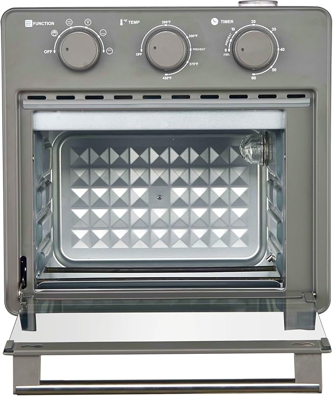 Magnavox Home, 16.5 qt Air Fryer Oven, With Steam Infusion, Black