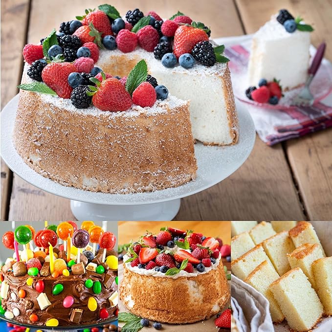 EXGOX 2 Pack 7-Inch Non-Stick Deep Aluminum Round Cake Pan With Removable Bottom For Wedding/Birthday/Christmas Cake Baking Round Cake Tin Set With Loose Base