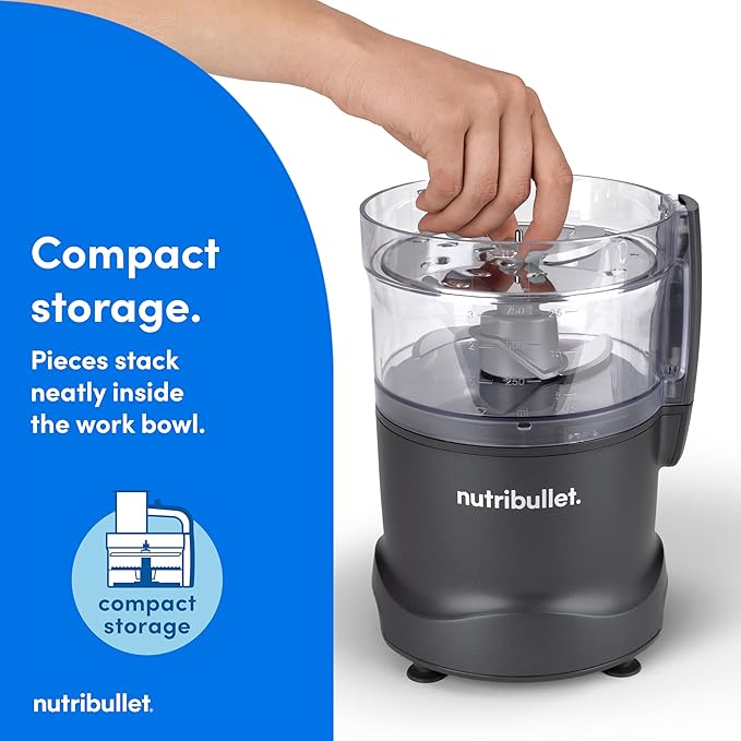 nutribullet Limitless Food Processor Gunmetal Gray