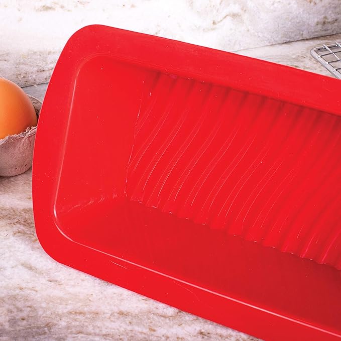 Mrs. Anderson's Baking Silicone Loaf Bread Pan, Non-Stick European-Grade Silicone