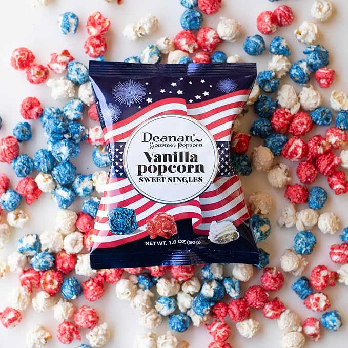 Deanan® Patriotic Vanilla Popcorn 12 Count (1.5 Cup ea)
