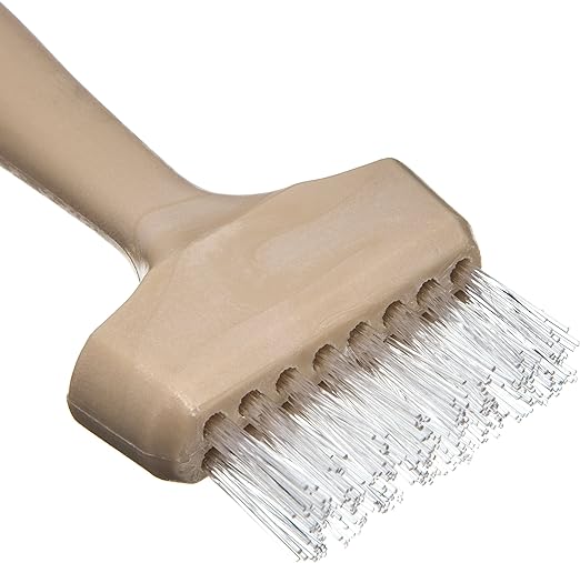 Carlisle FoodService Products 4011400 Wide Waffle Iron Brush, 7", Teflon (Pack of 12)