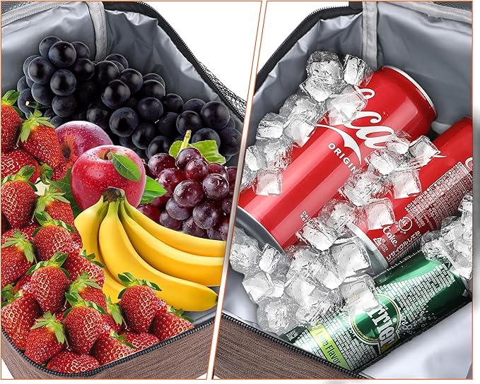 ZM-YOUTOO Lunch Box for Men - Reusable Lunch Bag Men Adult Women- Insulated Small LunchBox (Azure)