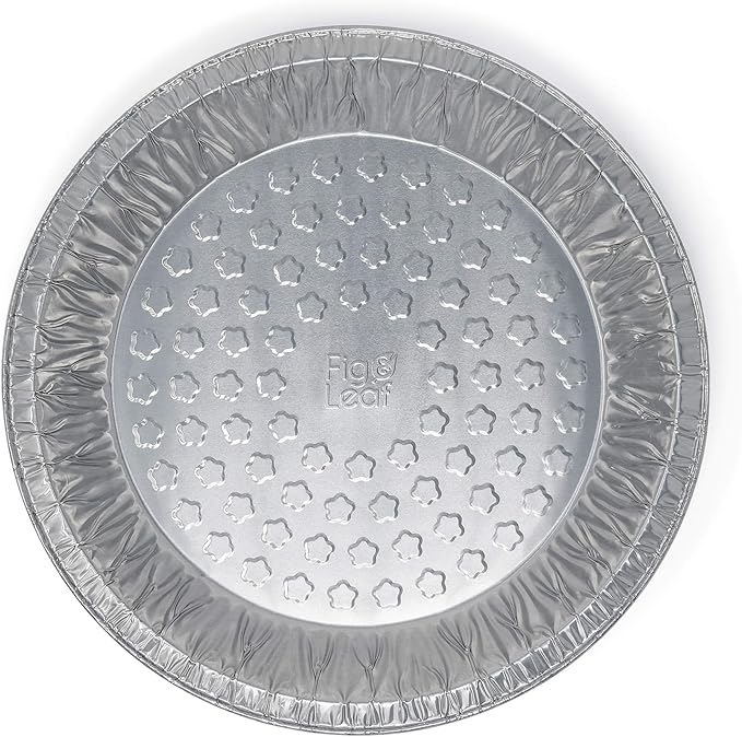Fig & Leaf (360 Pack) Premium 9-Inch Pie Pans l Disposable Aluminum Foil l Heavy-Duty l Tin Plates for Tart Quiche Pies