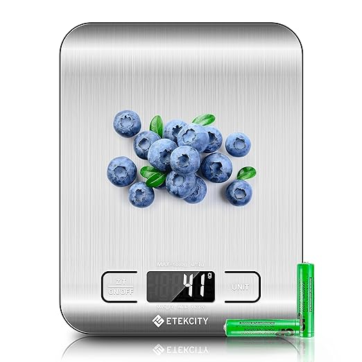 APERA INSTRUMENTS AI209 Value Series PH20 Waterproof pH Tester Kit, ±0.1 pH Accuracy & Etekcity Food Scale, Digital Kitchen Scale, 304 Stainless Steel, Weight in Grams and Ounces