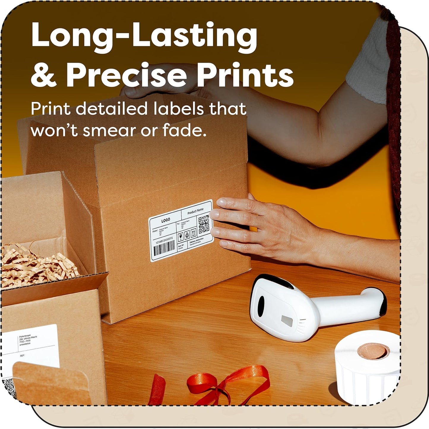 Aegis Adhesives - 2" X 6" Direct Thermal Labels Compatible with Rollo, Zebra, and Other Desktop Label Printers (12 Rolls, 250/Roll)