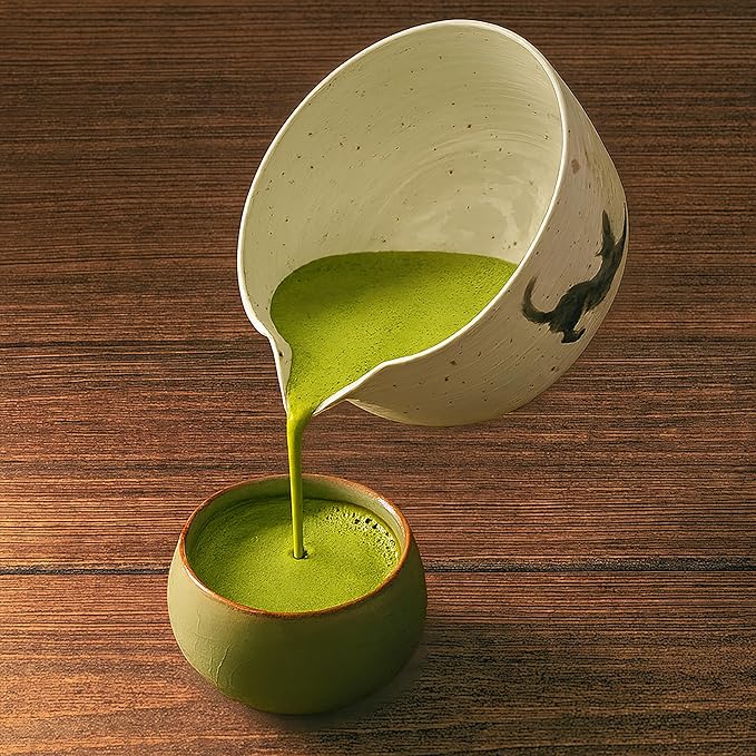 Complete 8-Piece Matcha Set – Japanese Matcha Tea Ceremony Kit with Cat Print Bowl, Bamboo Accessories & Premium matcha tools for Home Tea Rituals, Mindful Gift for Matcha Lovers