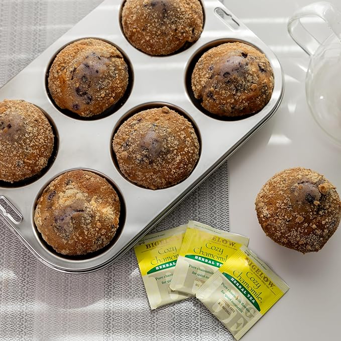 Fox Run Stainless Steel Extra Large Muffin and Cupcake Pan, 6 Cup Jumbo Muffin Tin