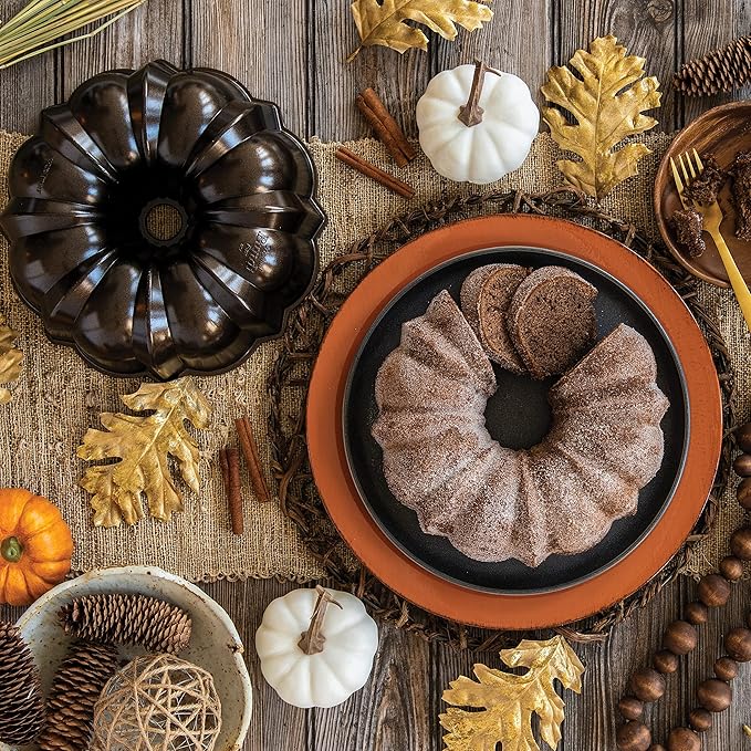 Nordic Ware Original Bundt, 12-Cup, Bronze (Pack of 3)